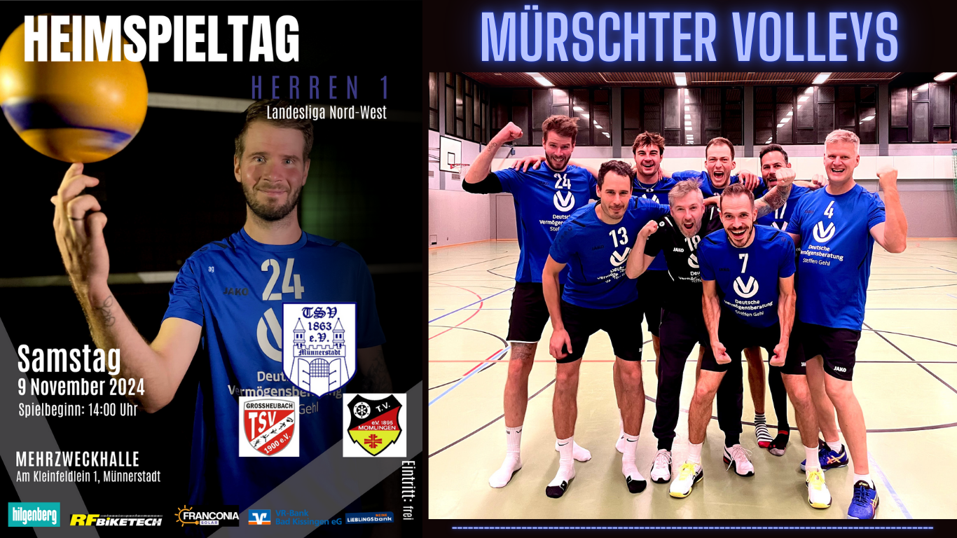 Heimspieltag: TSV Münnerstadt Volleyball - Landesliga