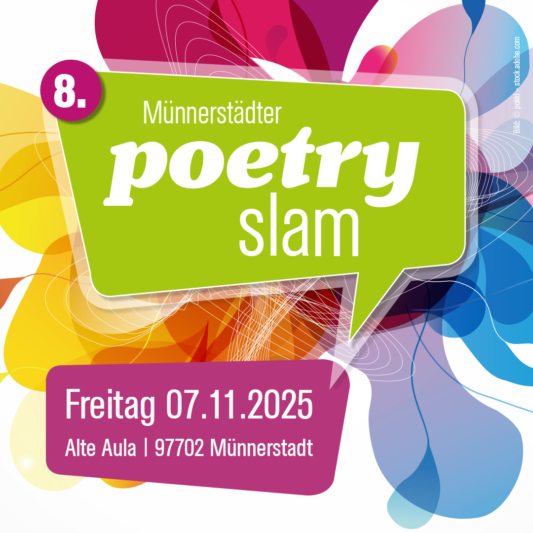 Leider haben wir keinen Titel zu diesem Bild. Wir arbeiten daran und bitten um Ihr Verständnis. Münnerstädter Poetry Slam